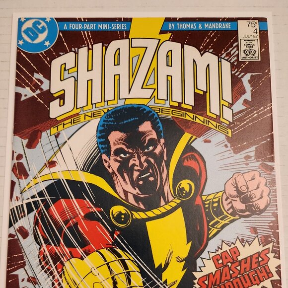 Shazam: The New Beginning #4 (1987) DC Comics, 1st Mister Mind, Newsstand, NM - Picture 1 of 14